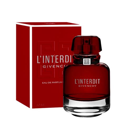 givenchy l'interdit rouge eau de parfum spray|Givenchy l'interdit rouge review.